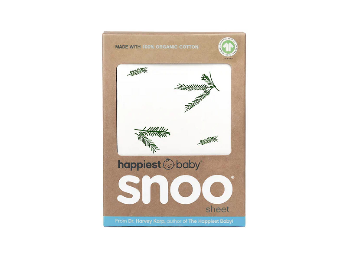 100% Organic Cotton SNOO Baby Cot Fitted Sheet