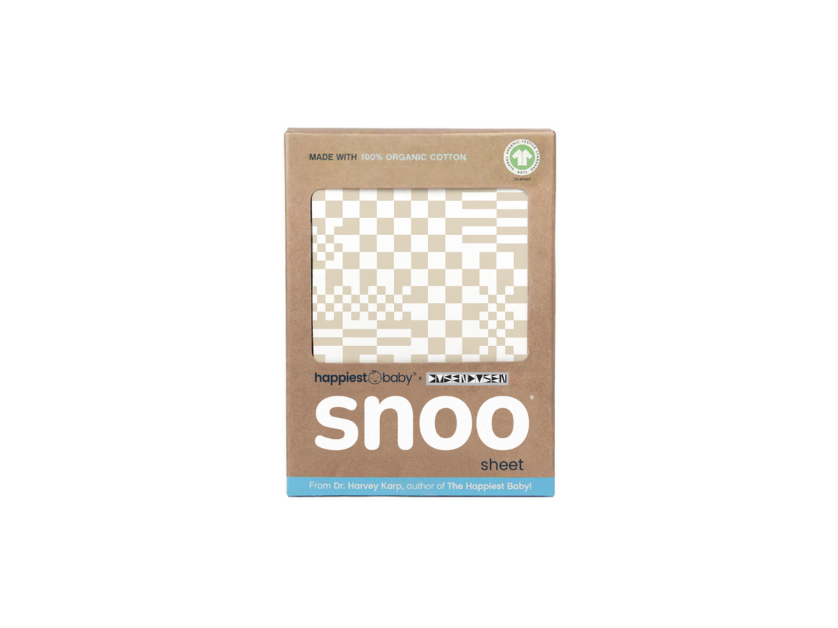 100% Organic Cotton SNOO Baby Cot Fitted Sheet